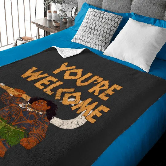 Moana Maui Confident Pose Shirt, Youre Welcome Retro Shirt, Magic Kingdom Holiday Tee, Disneyland Ts Baby Blankets