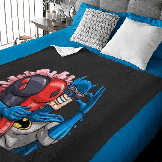 Batman Punch Out , Superhero , Marvel Disney Baby Blankets
