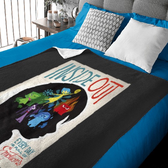 Disney Pixarss Inside Out Silhouette Movie Premium Baby Blankets