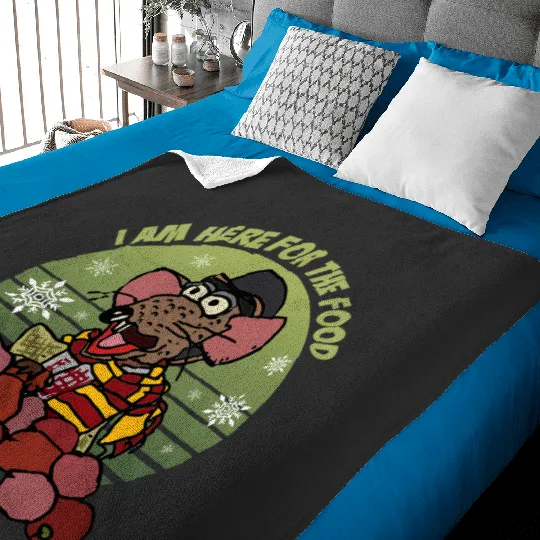 Rizzo the Rat I Am Here For The Food  Baby Blankets, Disney The Muppet Christmas Carol Baby Blankets