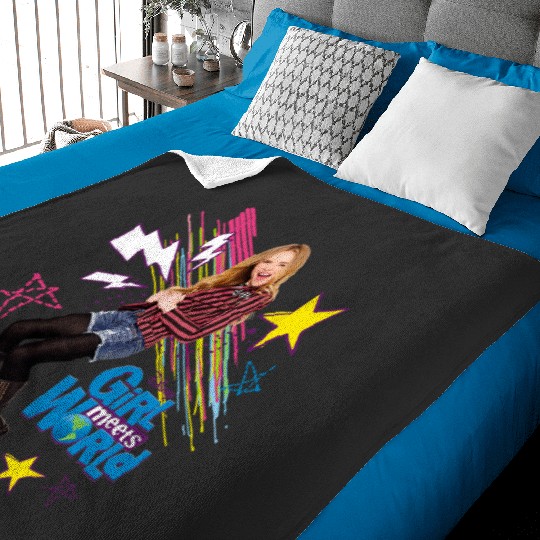 Disney Channel Girl Meets World Maya Hart Character Art Baby Blankets