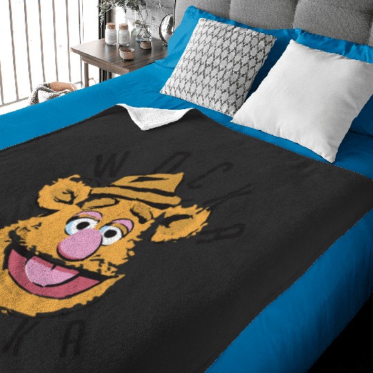 Disney The Muppets Fozzie Bear Wocka Wocka Big Face Baby Blankets