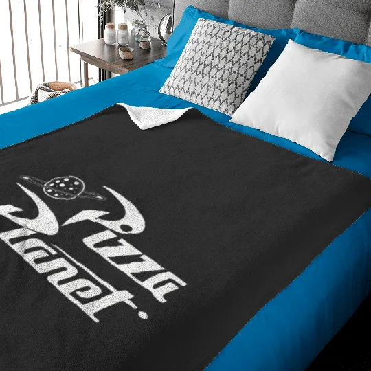 Disney Toy Story Pizza Planet White Logo Graphic Hoodie Baby Blankets