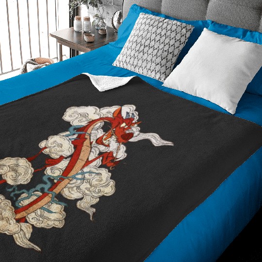 Disney Mushu Baby Blankets