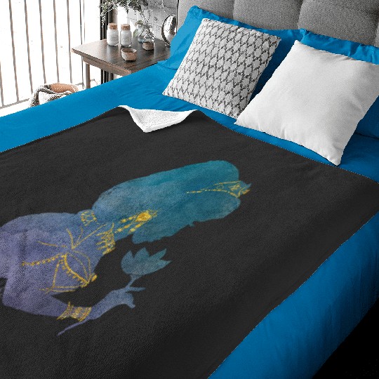 Disneys aladdin live action princess jasmine jewelry long sleeve Baby Blankets