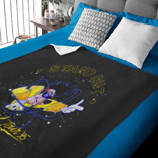 Disneys A Goofy Movie Powerline Stand Out World Tour 95 Zip Baby Blankets