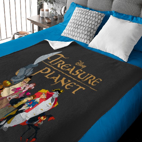Disney Treasure Planet Logo and Characters Tank Top Baby Blankets