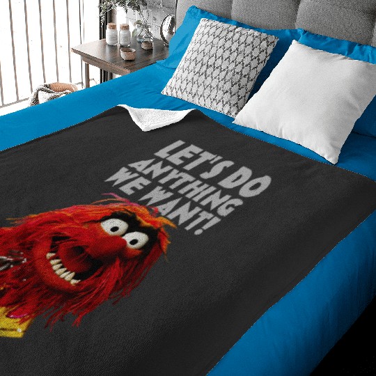 Disney The Muppets Let's Do Anything We Want Animal Poster Baby Blankets