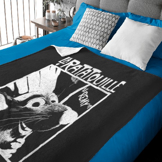 Disney Pixar Ratatouille Chef Remy Faded Silhouette Poster Baby Blankets