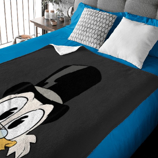 Disney Ducktales Scrooge Mcduck Big Face Baby Blankets