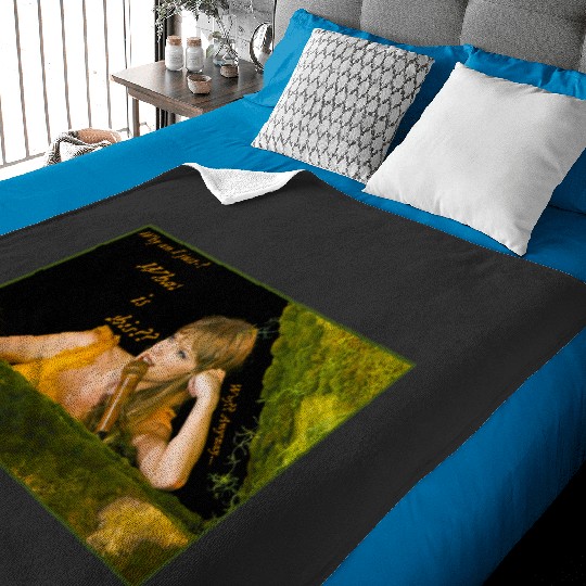 Eras Tour Collection Champagne Problems Speech 1 Baby Blankets