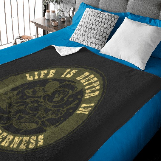 Disney Mickey And Friends Life Is Better In The Wilderness Baby Blankets