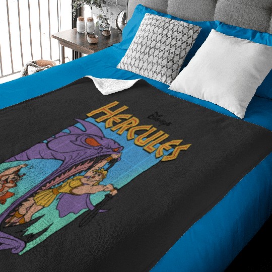Disney Hercules Hydra Battle Retro Classic Movie Poster Baby Blankets