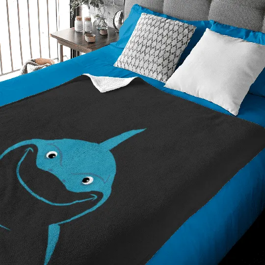 Disneys and Pixars Finding Nemo Bruce Shark Premium Baby Blankets