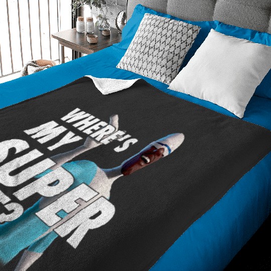 Disney Pixar The Incredibles Vintage Frozone Super Suit Logo Baby Blankets