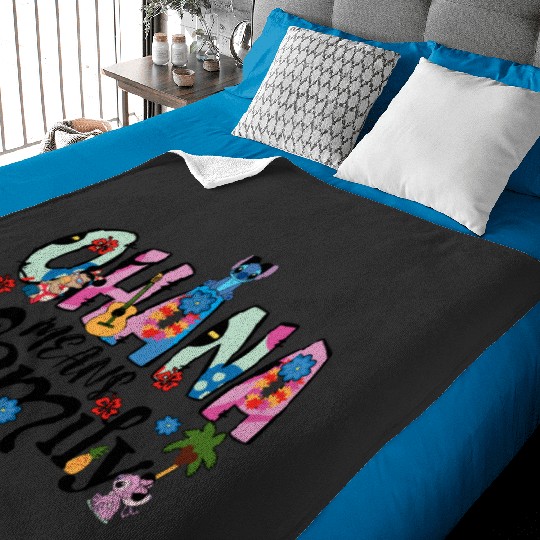 Ohana Means Family Baby Blankets, Ohana Baby Blankets, Disney Baby Blankets