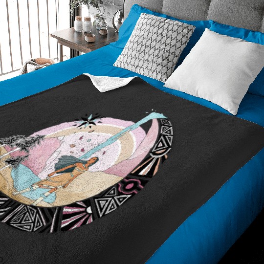 Disney Pocahontas Let The Wind Guide You Baby Blankets