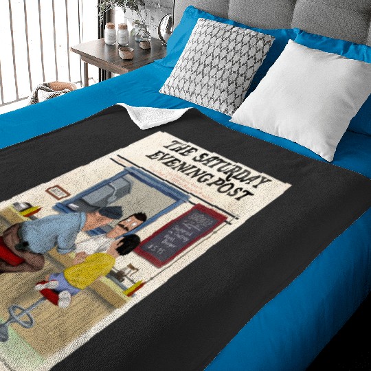 Regular day at Bobs Burgers Baby Blankets