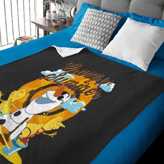 disney frozenss crazyss For Summer Olaf Tropical Snowman Baby Blankets