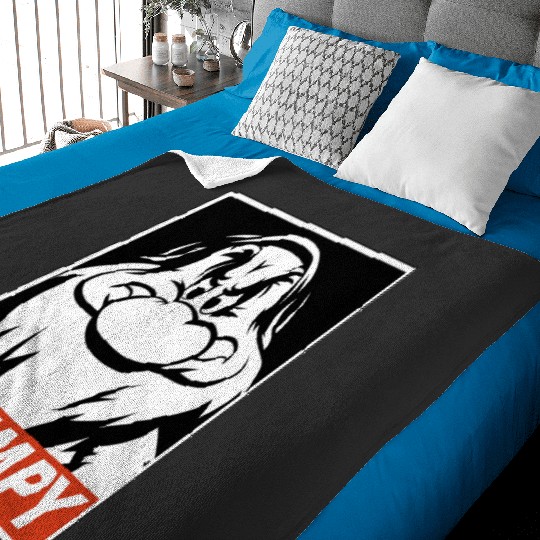 Disney Snow White Grumpy Streetwear Poster Baby Blankets