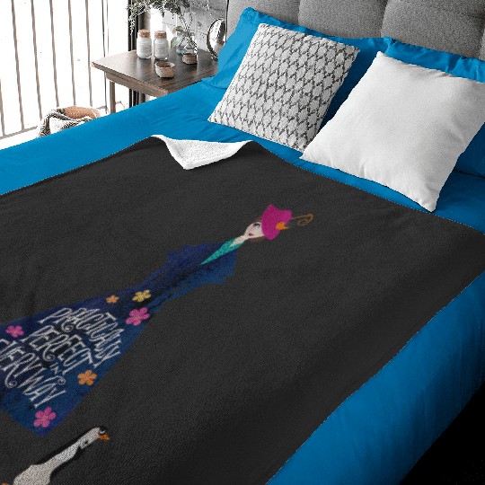 Disneys mary poppins practically perfect Baby Blankets