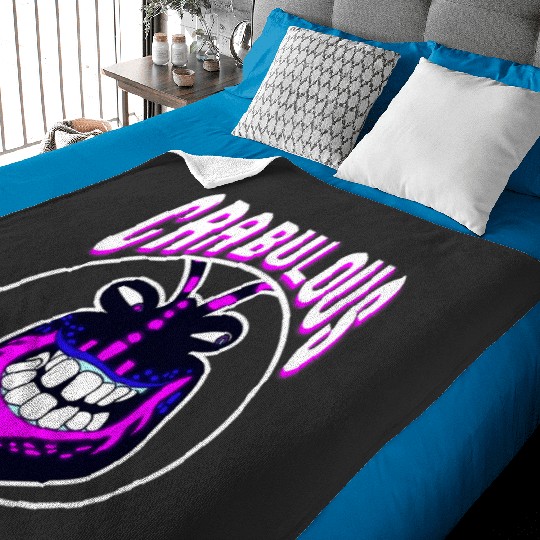 Disney Moana Tamatoa Crabulous Neon Face Circle Portrait Baby Blankets