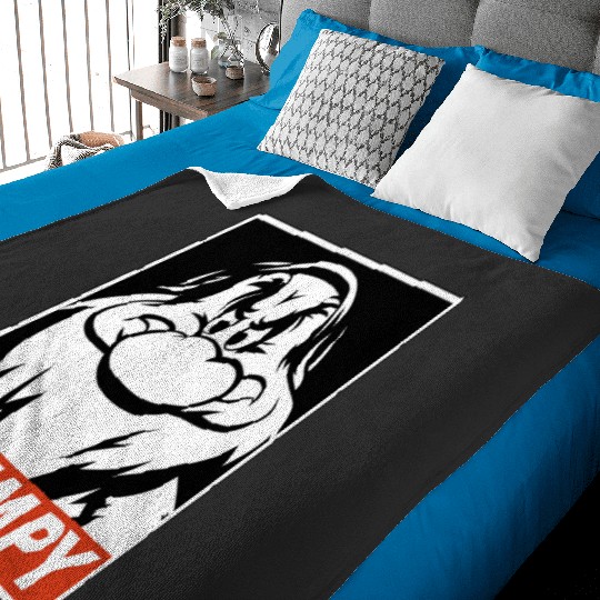 Disney Snow White Grumpy Streetwear Poster Baby Blankets