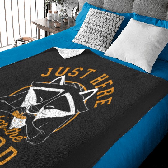 Disney Pocahontas Meeko Just Here For The Food Portrait Baby Blankets