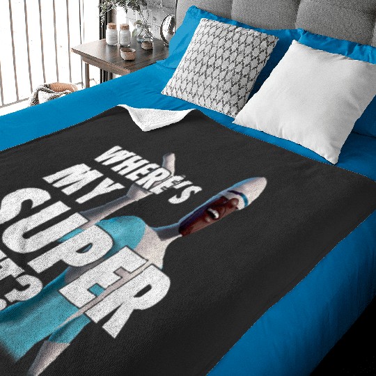 Disney Pixar The Incredibles Vintage Frozone Super Suit Logo Baby Blankets