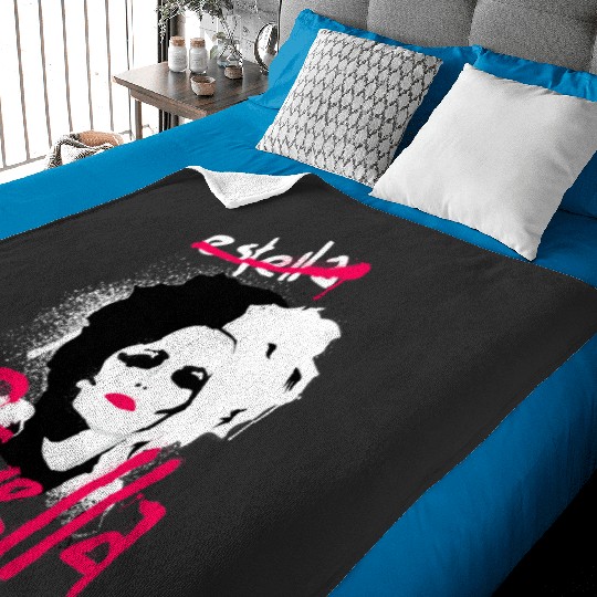 Disney Cruella Estella Punk Rock Spray Paint Baby Blankets