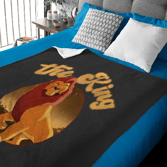 Disney The Lion King Mufasa The King Baby Blankets