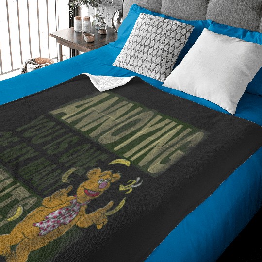 Disney The Muppets Fozzie Bear Annoying You Talent Vintage Baby Blankets