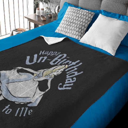Disney Alice In Wonderland Alice Happy Un-Birthday To Me Baby Blankets