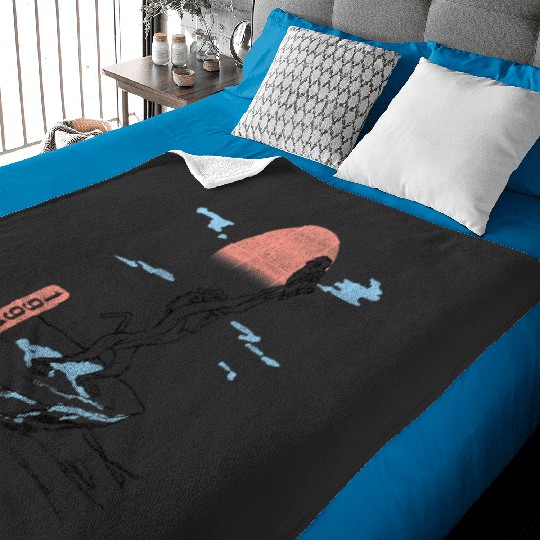 Disney The Lion King Rafiki And Simba Sunrise Outline Baby Blankets