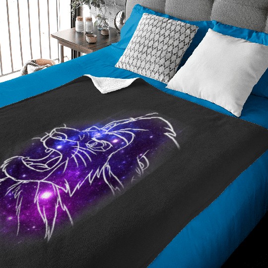 Disney Lion King Mufasa Galaxies Graphic Baby Blankets