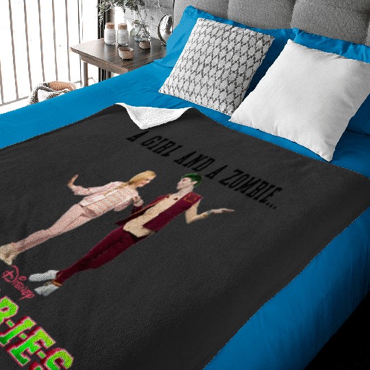 Disney Zombies A Girl and A Zombie Baby Blankets