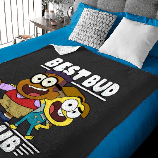 Disney Channel Big City Greens Cricket Remy Best Bud Club Baby Blankets