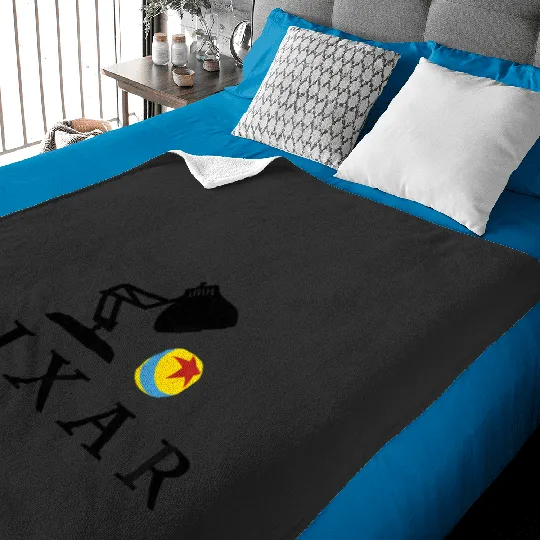 Disney Pixar Luxo Jr. Ball Logo Baby Blankets