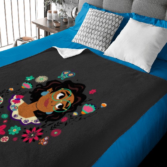 Disney Encanto Mirabel Butterflies and Blooms Easter Spring Baby Blankets