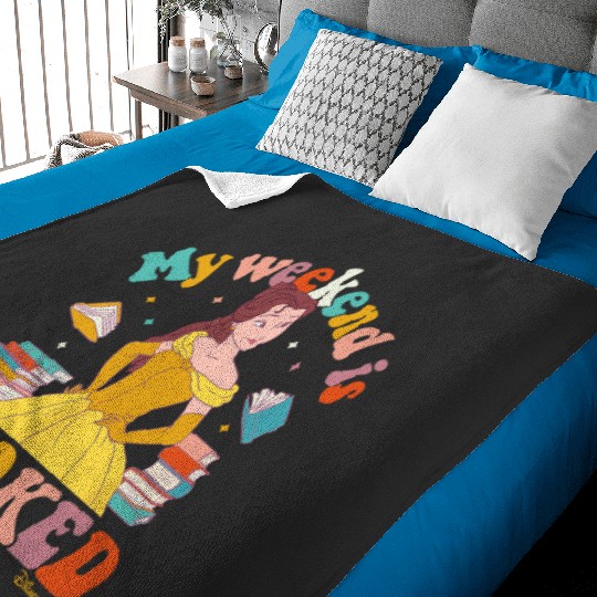 Disney Princess  Belle My Weekend Is Booked Baby Blankets
