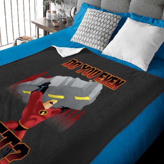 Disney Pixar The Incredibles Mr Incredible Do You Even Lift Baby Blankets