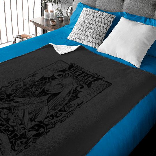 womens Disneys nightmare bee christmas sally scream queen Baby Blankets