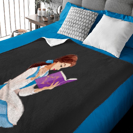 Disney Princess Belle Small Print Baby Blankets