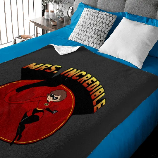 Disney Pixar The Incredibles Mrs Incredible Portrait Baby Blankets