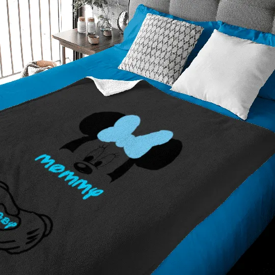 Minnie Mouse Mommy and Baby Maternity  -Disney Pregnancy - Pregnancy  - Bump  - - Disney  - Disneyland - Disney World 4 Baby Blankets