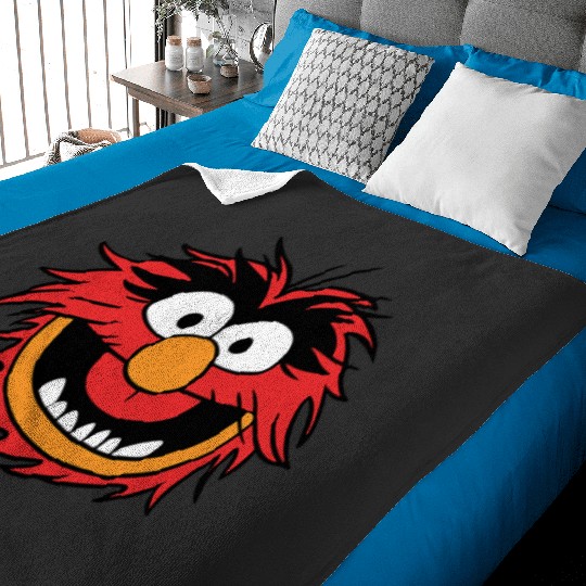 Disney The Muppets Vintage Retro Animal Color Big Face Baby Blankets