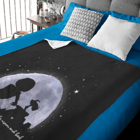 Disney Pixar Wall-E Eve To The Moon And Back Baby Blankets