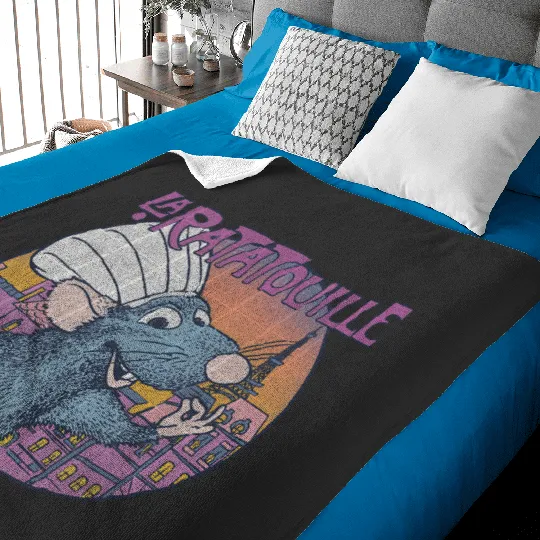 Disney Pixar Ratatouille Bon Appetit Circle Sign Baby Blankets