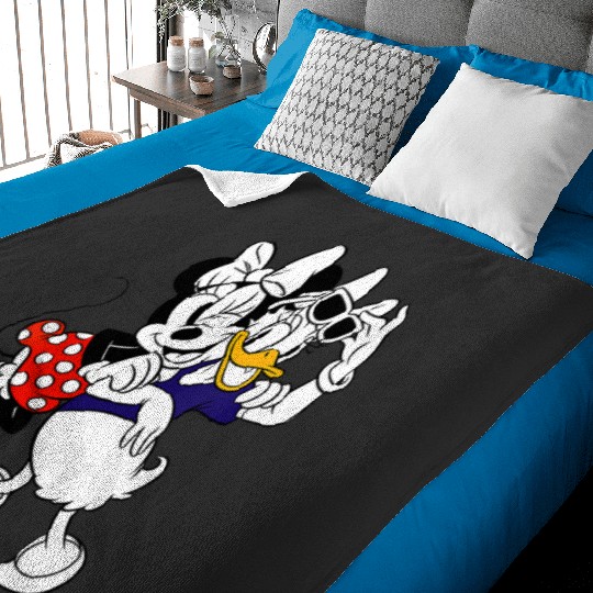 Womens Disney Mickey and Friends Minnie Mouse and Daisy Duck BFF V-Neck Baby Blankets
