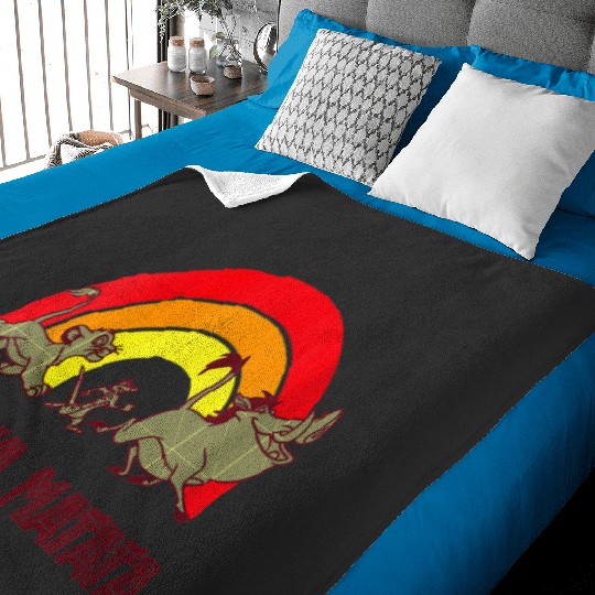 womens Disneys lion king warm rainbow hakuna matata Baby Blankets